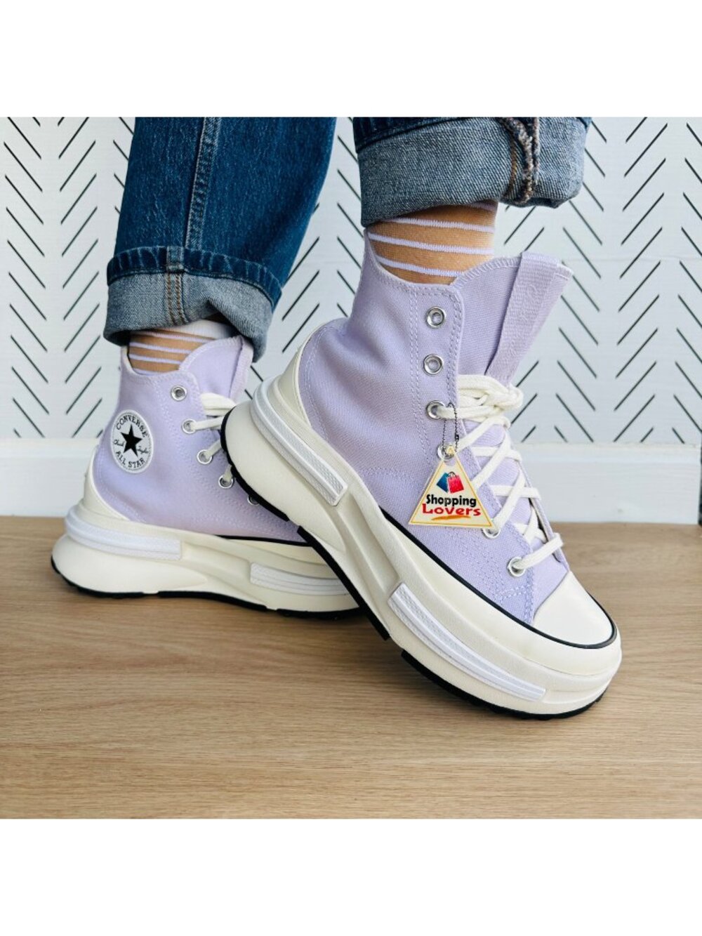 ⭐Converse Run Star Legacy CX Hi Sz 9 Women Shoes Platform Purple Sneaker A03064C